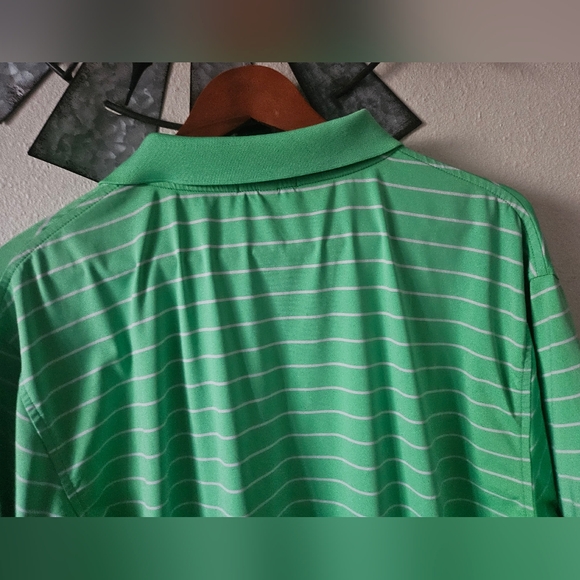 Peter Millar Men White Green Summer Comfort Wequetonsing Golf 1896 Club size XL. - Picture 12 of 13